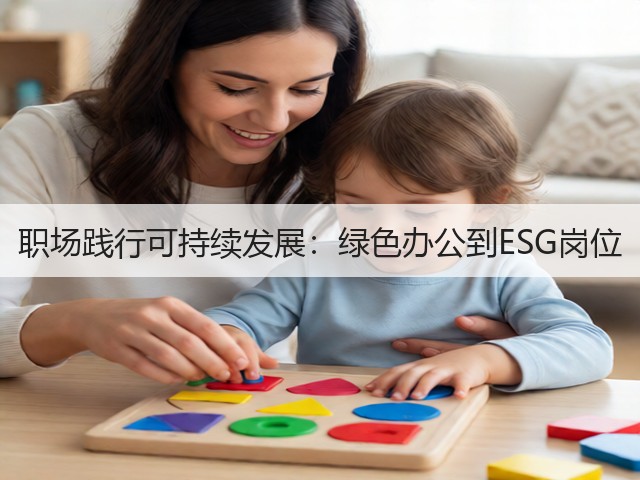 职场践行可持续发展:绿色办公到ESG岗位(图1) 职场践行可持续发展:绿色办公到ESG岗位(图1)