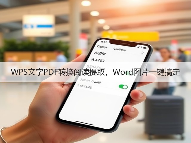 WPS文字PDF转换阅读提取,Word图片一键搞定(图1) WPS文字PDF转换阅读提取,Word图片一键搞定(图1)
