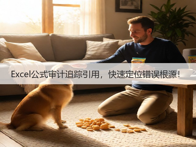 Excel公式审计追踪引用,快速定位错误根源!(图3) Excel公式审计追踪引用,快速定位错误根源!(图3)