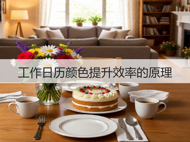 工作日历颜色提升效率的原理(图3)