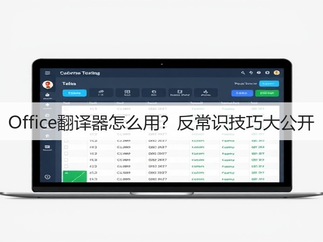 Office翻译器怎么用?反常识技巧大公开(图3) Office翻译器怎么用?反常识技巧大公开(图3)