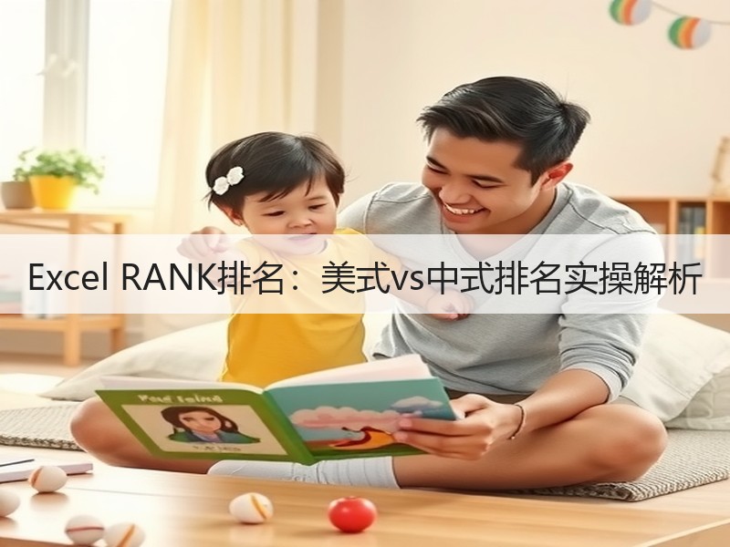 Excel RANK排名：美式vs中式排