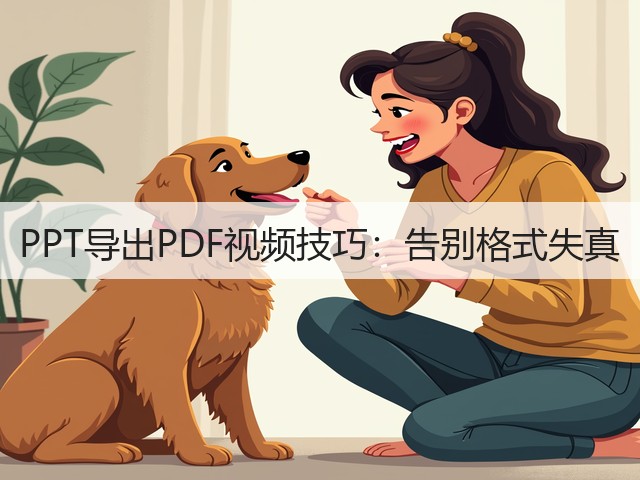 PPT导出PDF视频技巧:告别格式失真(图3) PPT导出PDF视频技巧:告别格式失真(图3)
