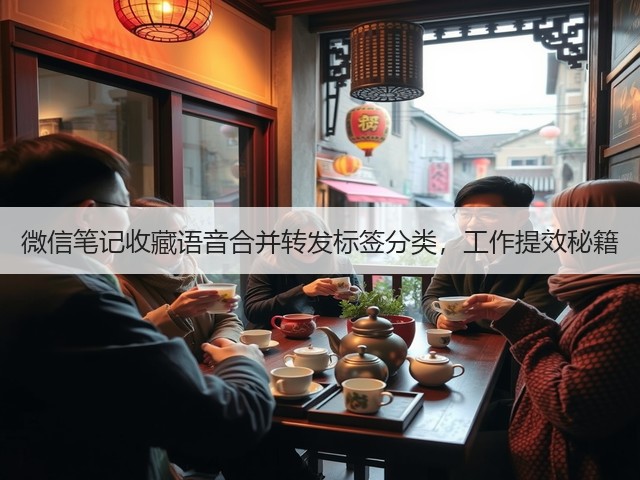 微信笔记收藏语音合并转发标签分类，工作提效秘籍(图3)