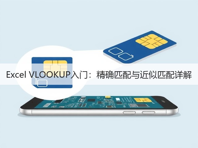 Excel VLOOKUP入门:精确匹配与近似匹配详解(图1) Excel VLOOKUP入门:精确匹配与近似匹配详解(图1)